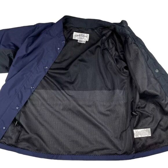 Foot Joys Women S Navy Golf Rain Jacket Windbreaker Tenniscore Golfcore - Picture 8 of 9